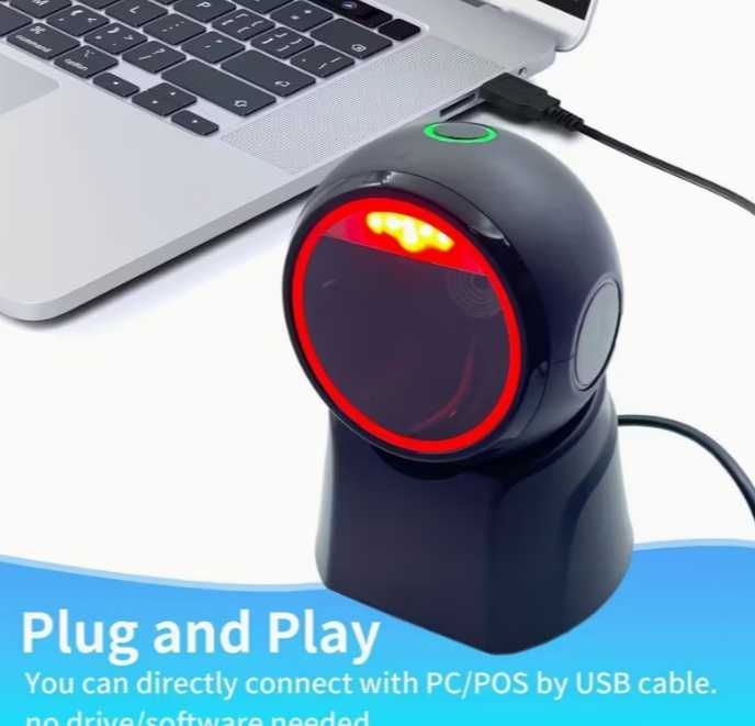 Настолен баркод четец чисто нов