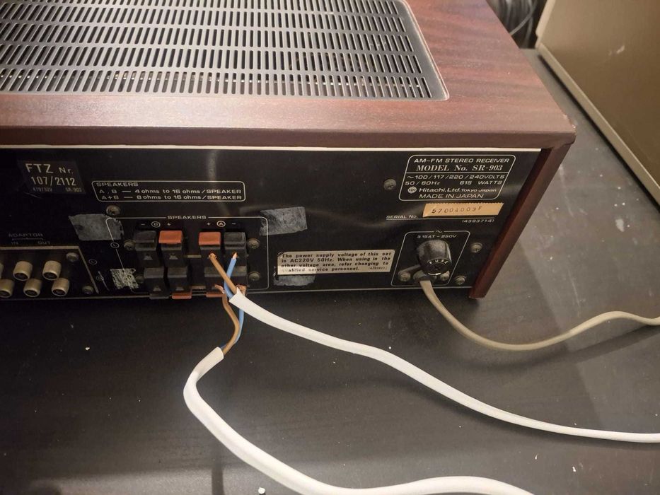 Amplituner Hitachi SR-903 Cap de serie!