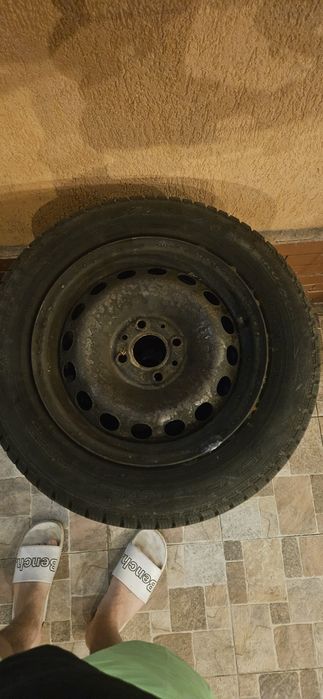 Roti jante Fiat 4x100 cauciucuri iarna