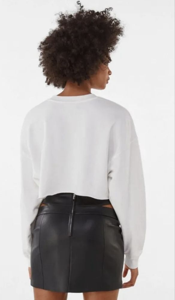 Юбка кожаная Bershka