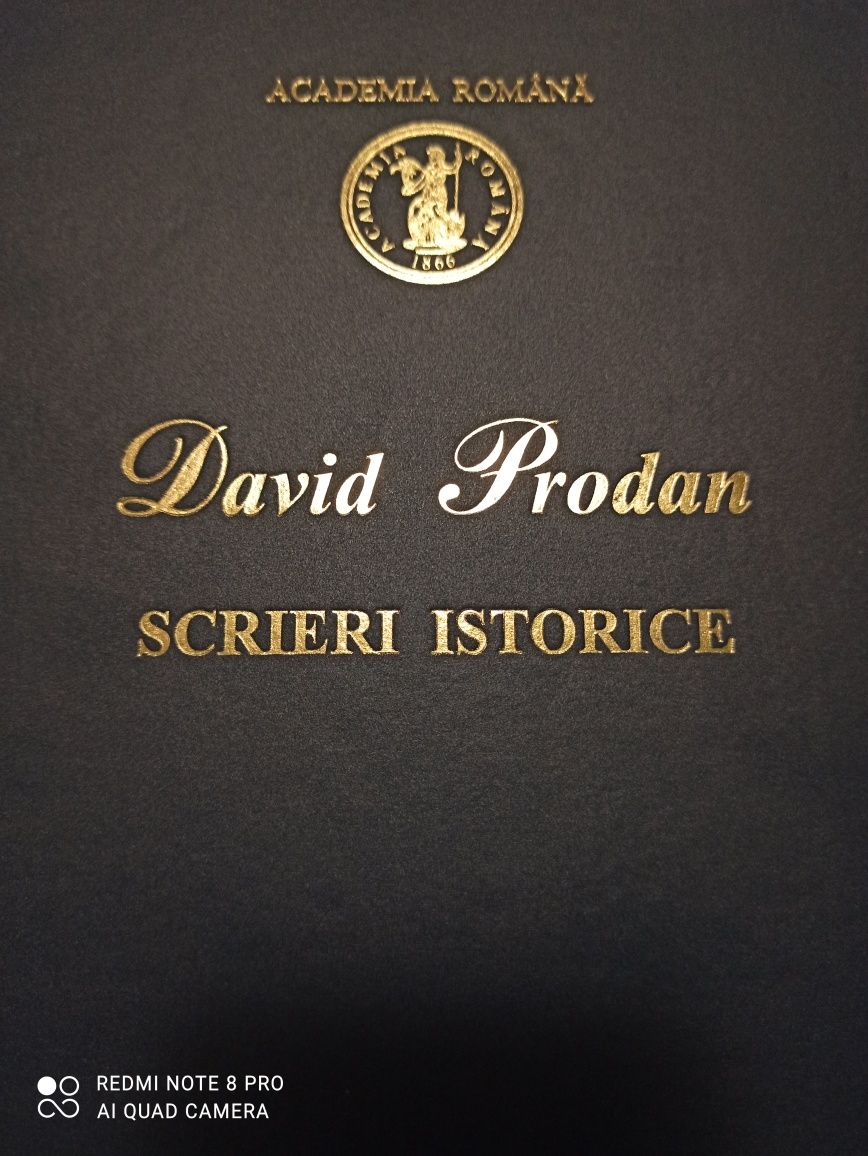 David Prodan Scrieri Istorice Academia Romana