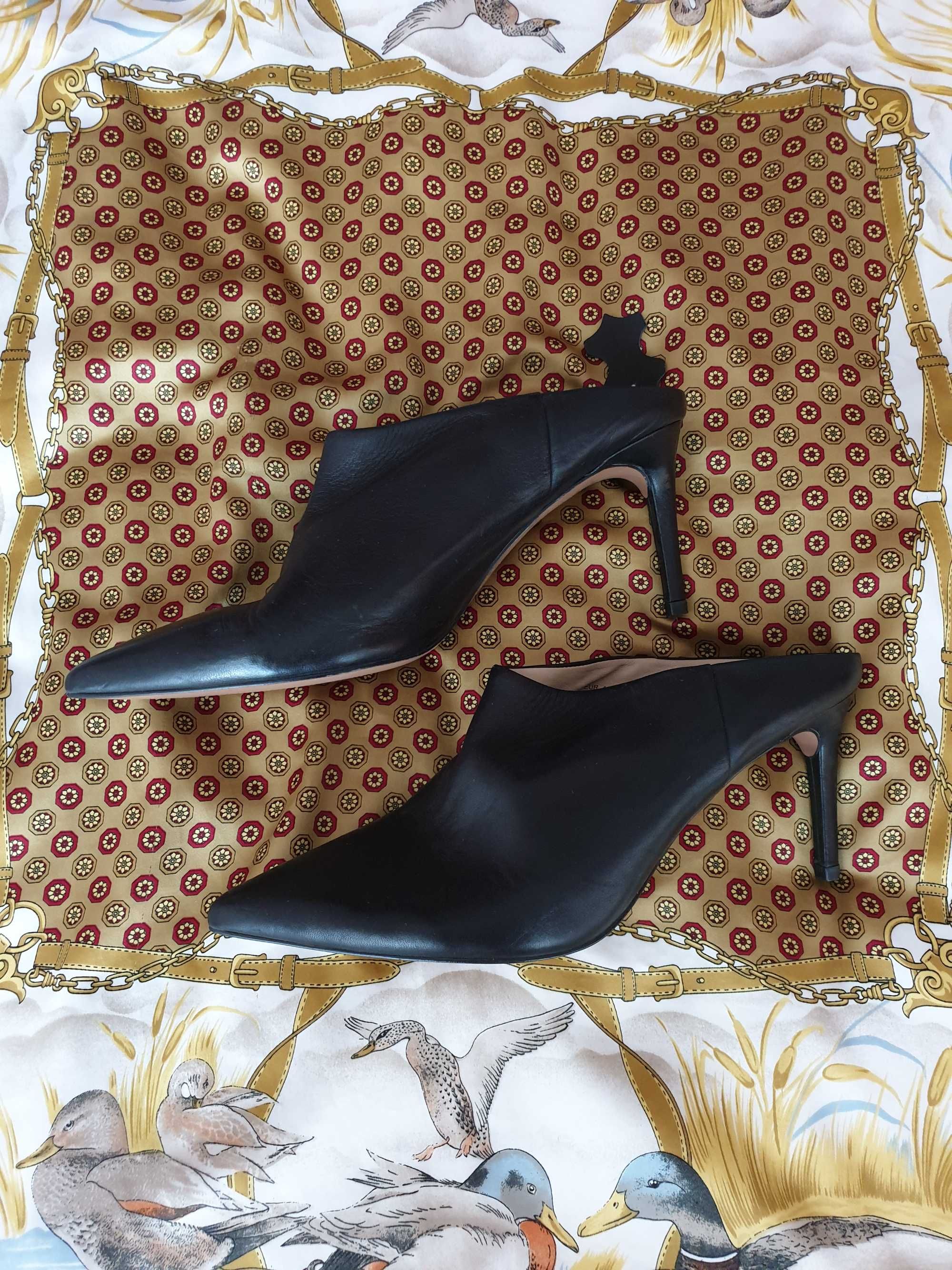 Saboti pantofi toc H&M Zara Musette