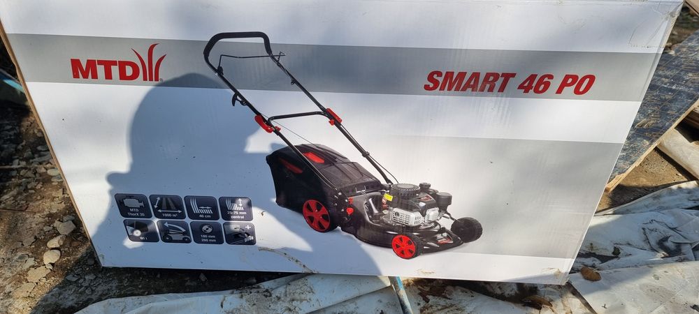 Газонокосилка бензиновая мощная MTD smart  46 spo