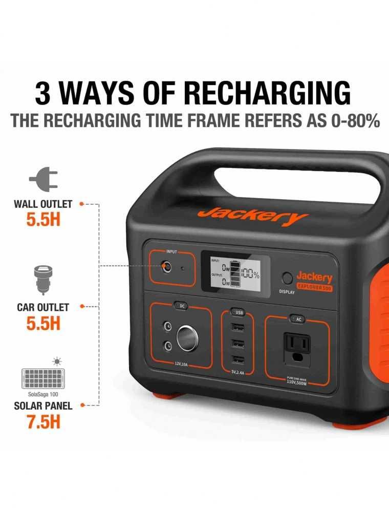 Generator Jackery Explorer 500 Power Bank, Steelway.ro