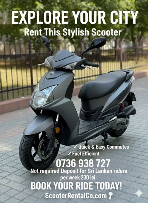 50 cc scooter for rent