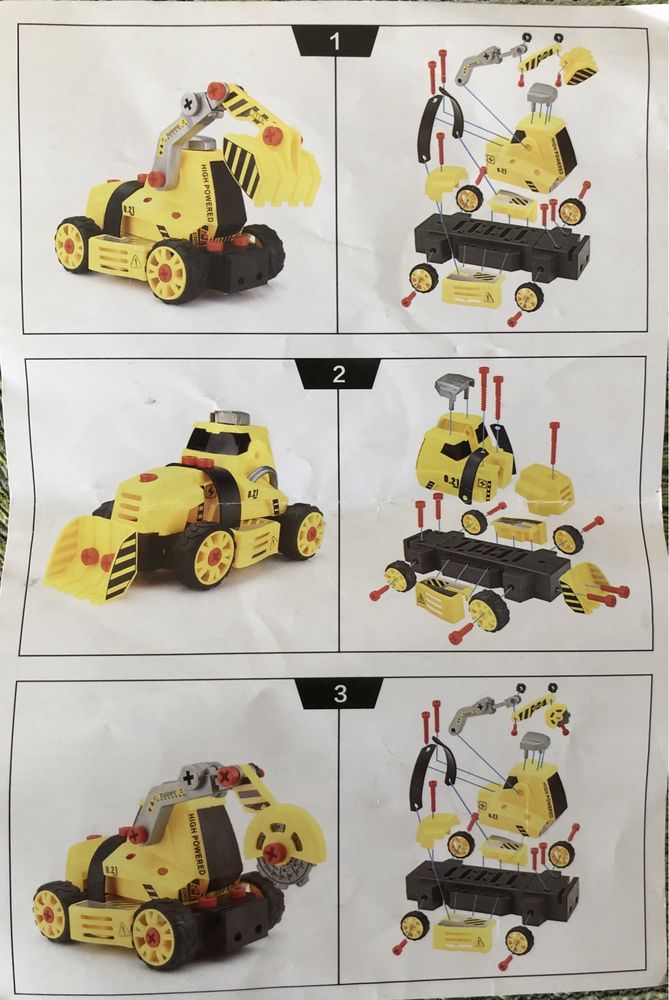 Образ. игра и три конструктора, 7 в 1, 3 + г.