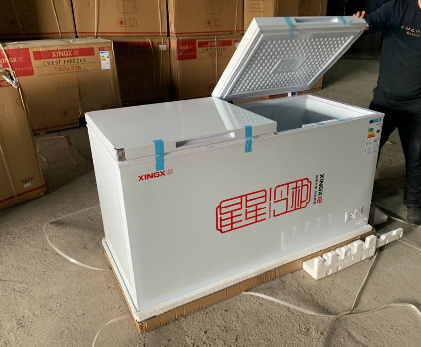 Ураа!!! Оптовая склада скидка  Морозильник Xingx доставка ест городу!
