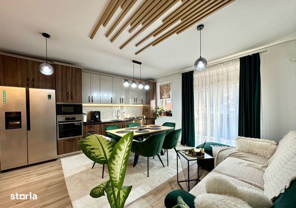 Apartament 3 camere,ultrafinisat,68mp,balcon,zona Parc Poligon