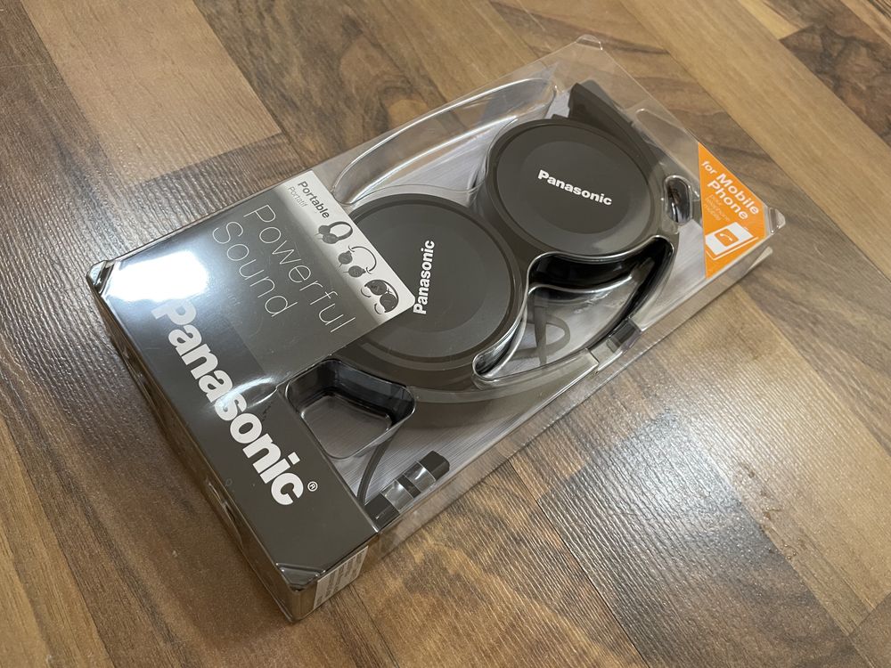 Panasonic RP-HF100ME-K Стерео слушалки с микрофон Панасоник