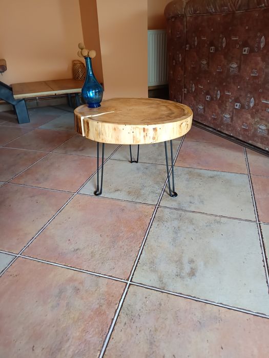 Masa cafea stejar artizanala