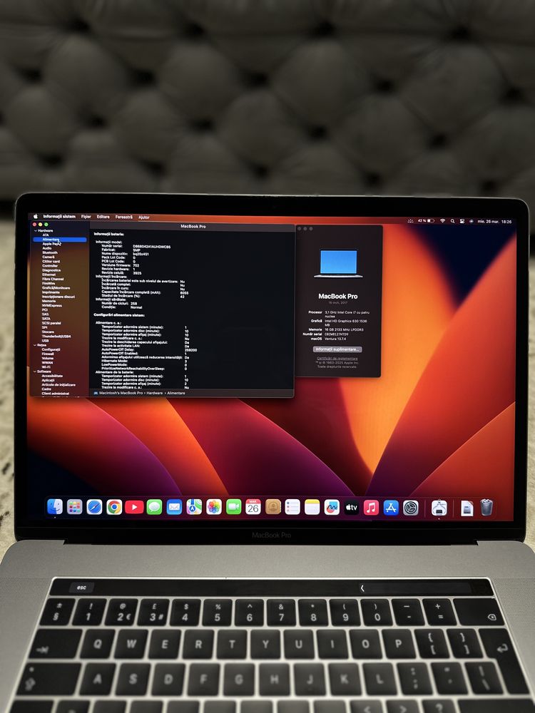 Macbook pro 15” 2017 1TB