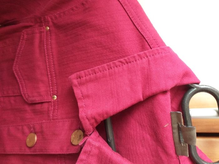 Дамско късо памучно яке