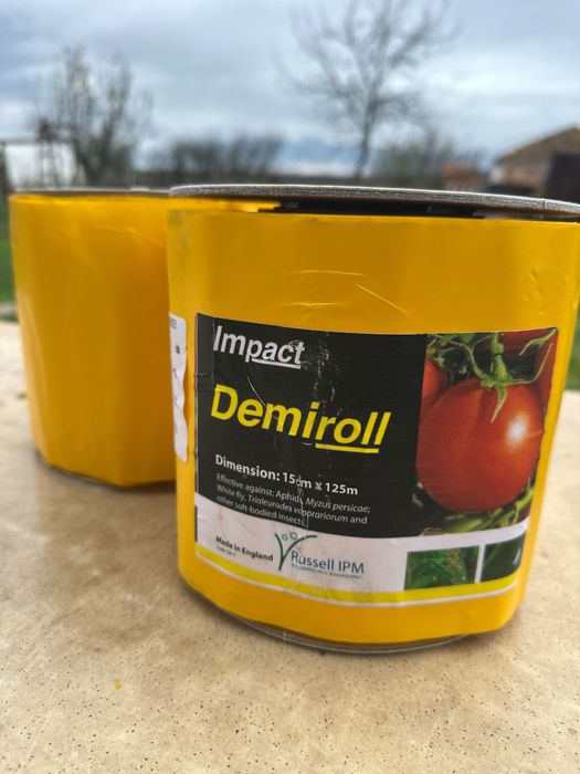 Лепка за насекоми / ролка Жълта