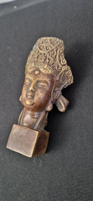 Sigiliu bronz vechi asiatic colectie