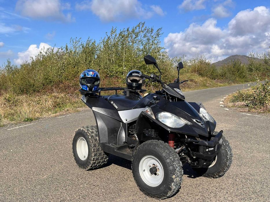 Vând ATV e-ton 250cc 2008 , înmatriculat  cu numere negre la poliție