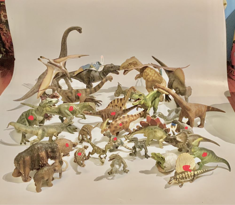 pentru colectionari  figurine dinozauri schleich si papo  2009-2012
