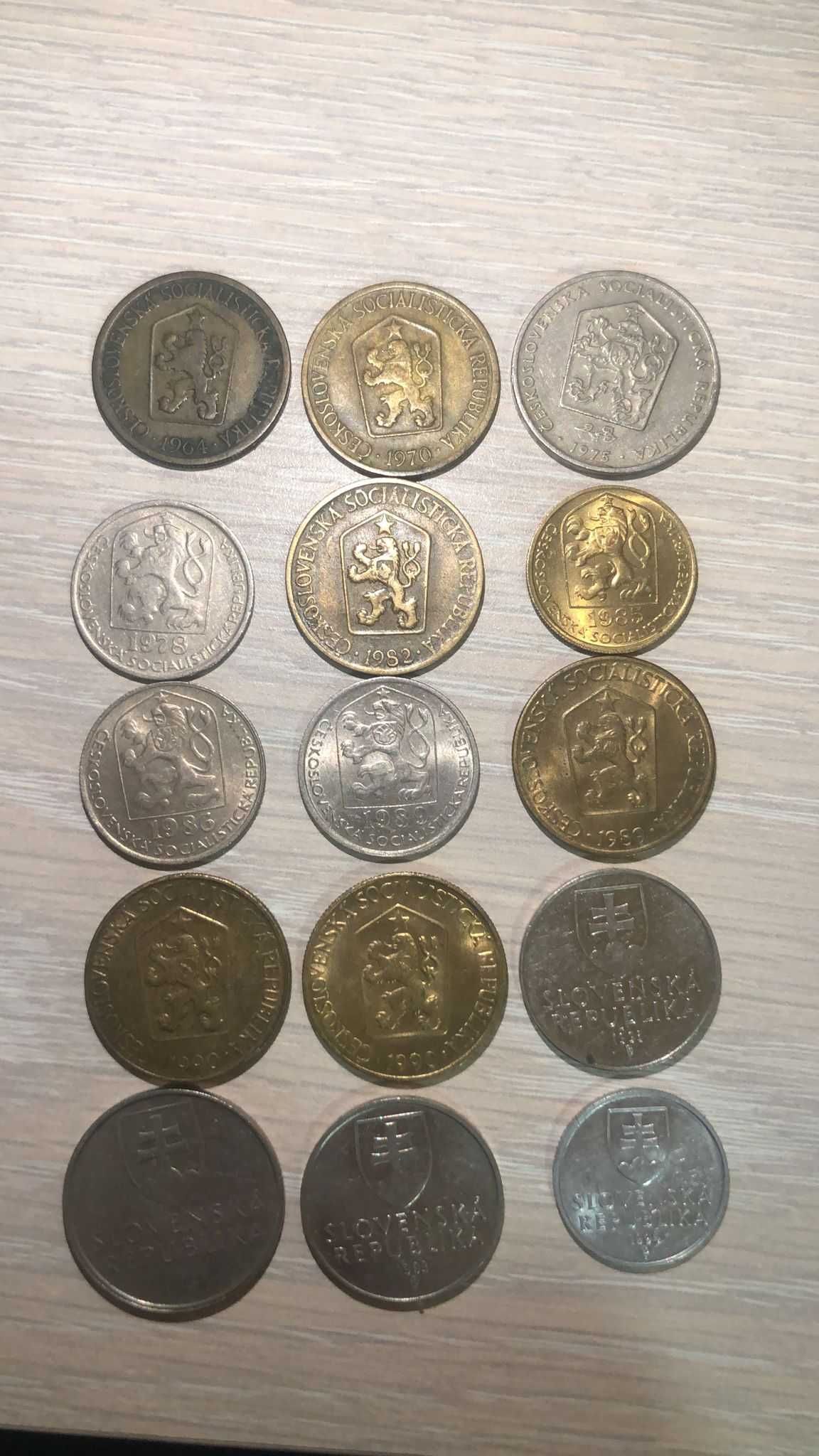 monede vechi Ceskoslovenska Socialisticka Republika