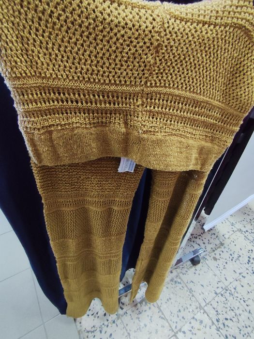 MNG, pantaloni tricotați, evazați dama