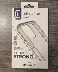 Прозрачен калъф за Iphone 11 - Celluralline, Clear Strong