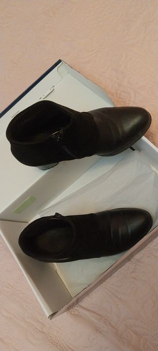 Дамски боти от естествена кожа