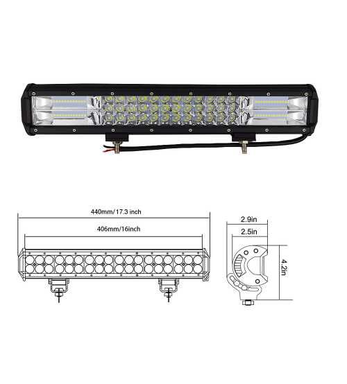 Led Bar 252w Flood si Spot