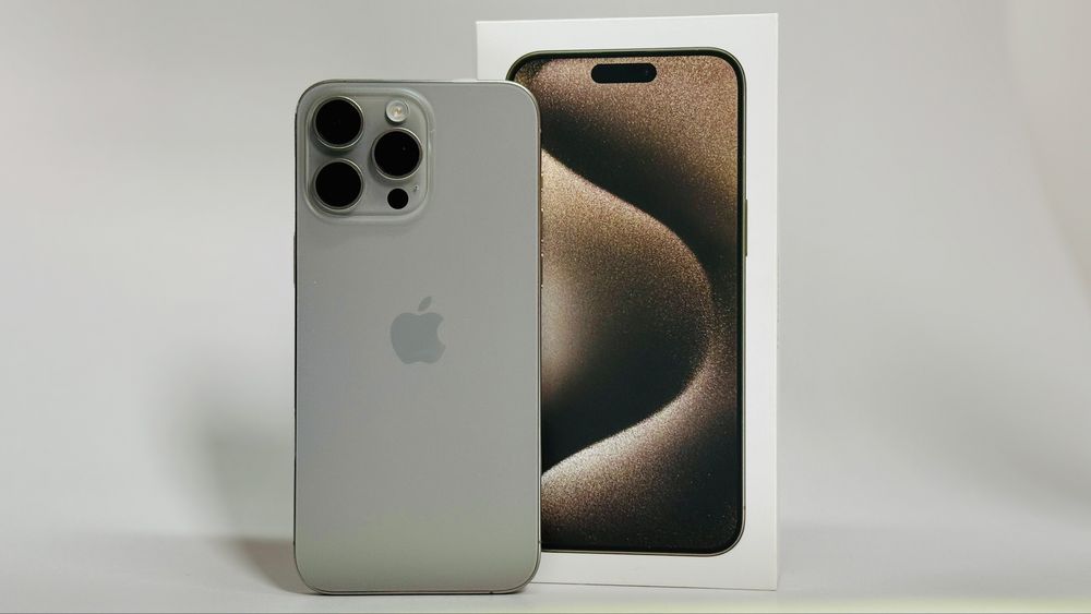 iPhone 15 Pro Max 512GB eMag garantie Natural Titanium 87% Neverlocked