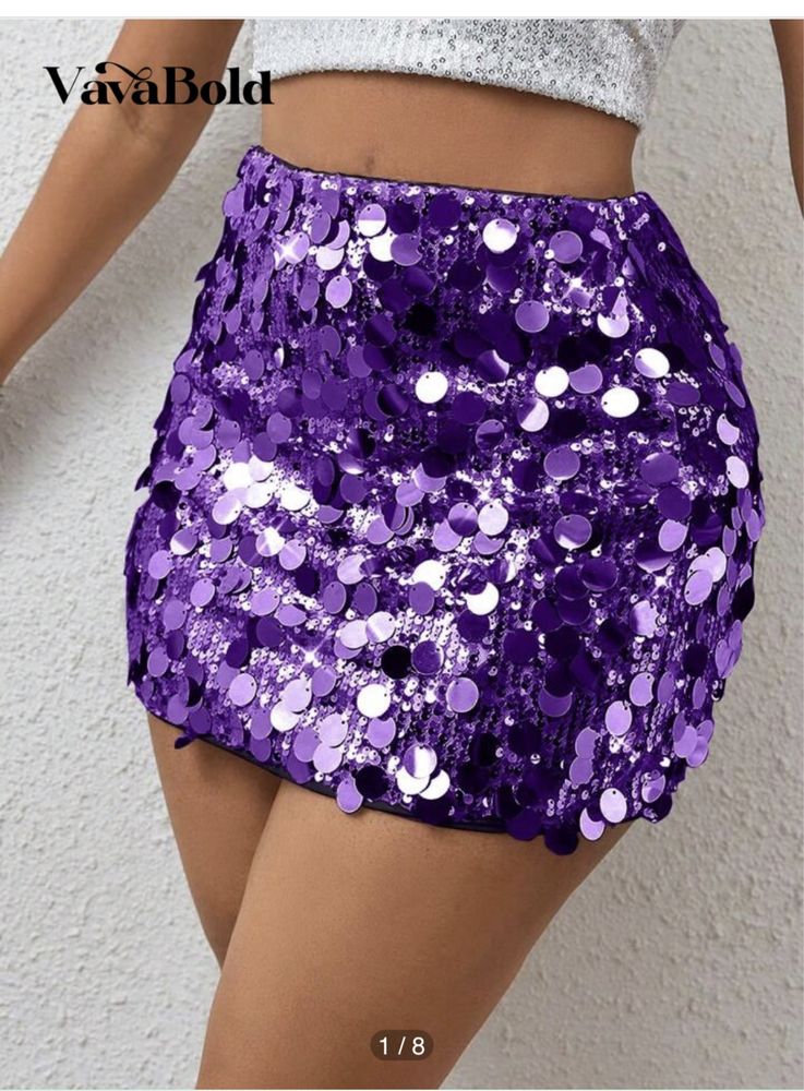 Shein Парти пола с пайети