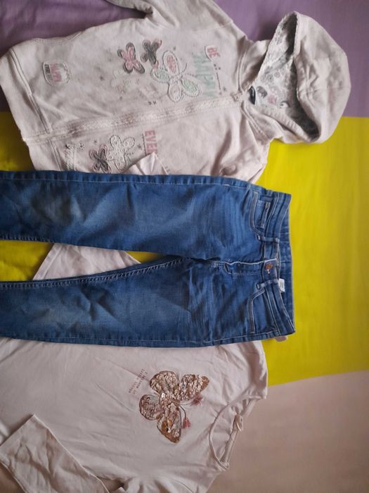 Дънки h&m и яке зара