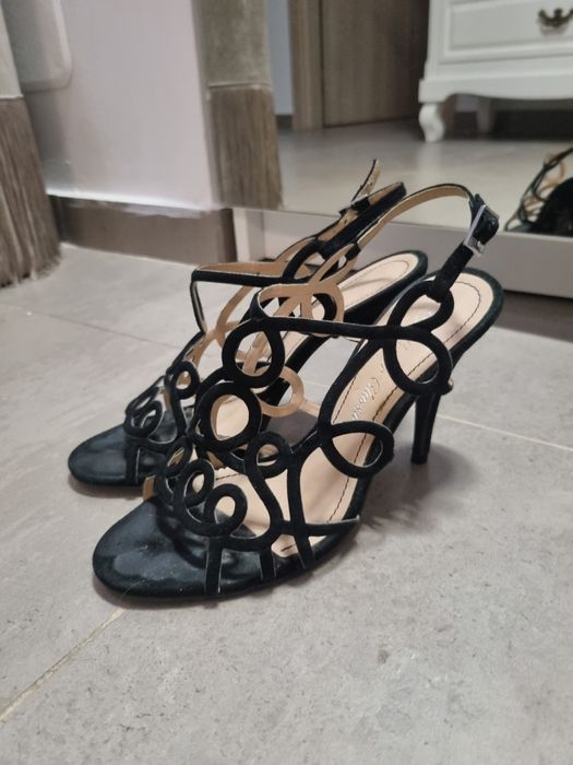 Sandale piele întoarsă