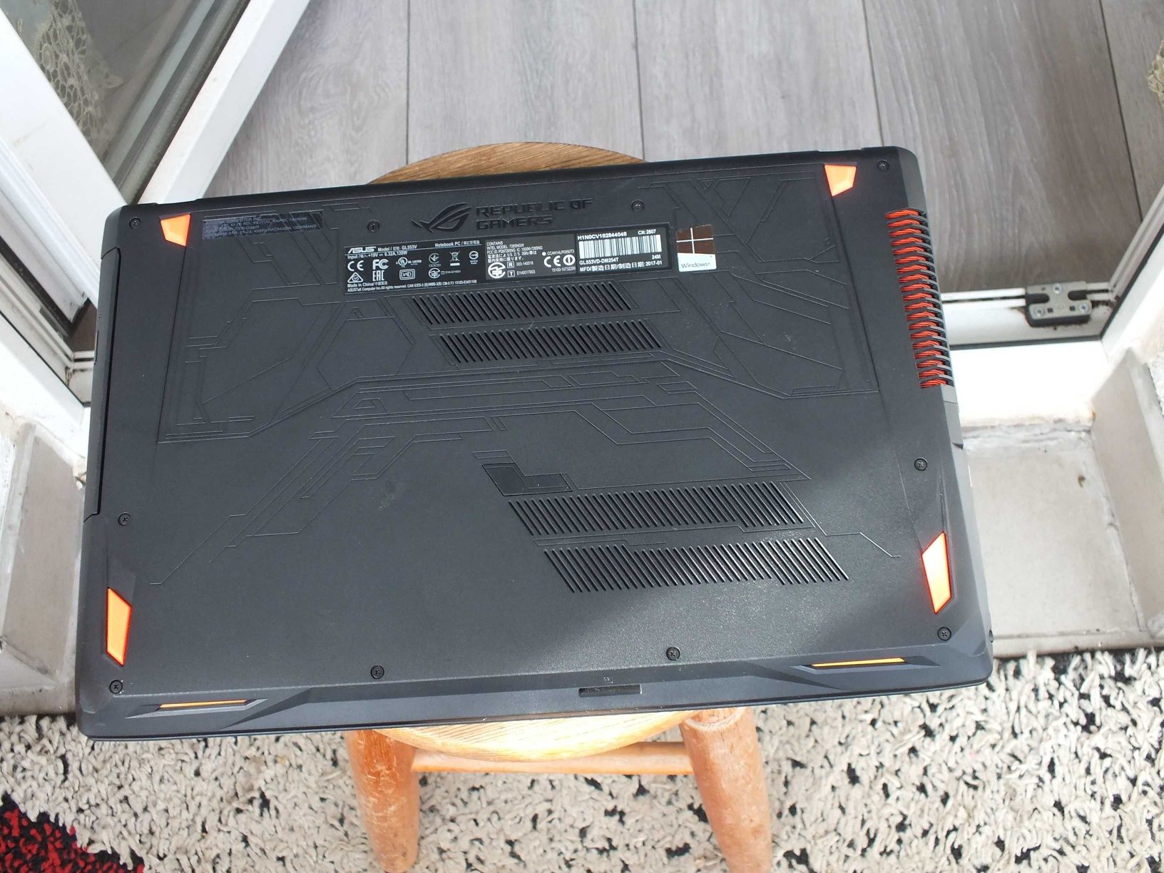 Dezmembrez Laptop Asus Rog GL553V i7-7700HQ Defect placa baza.