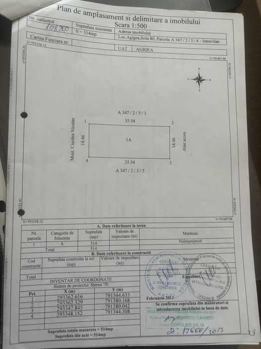 Vand teren Agigea ro-ro ideal pentru investitie este aproape de plaja