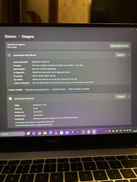 Laptop Huawei Matebook D 14