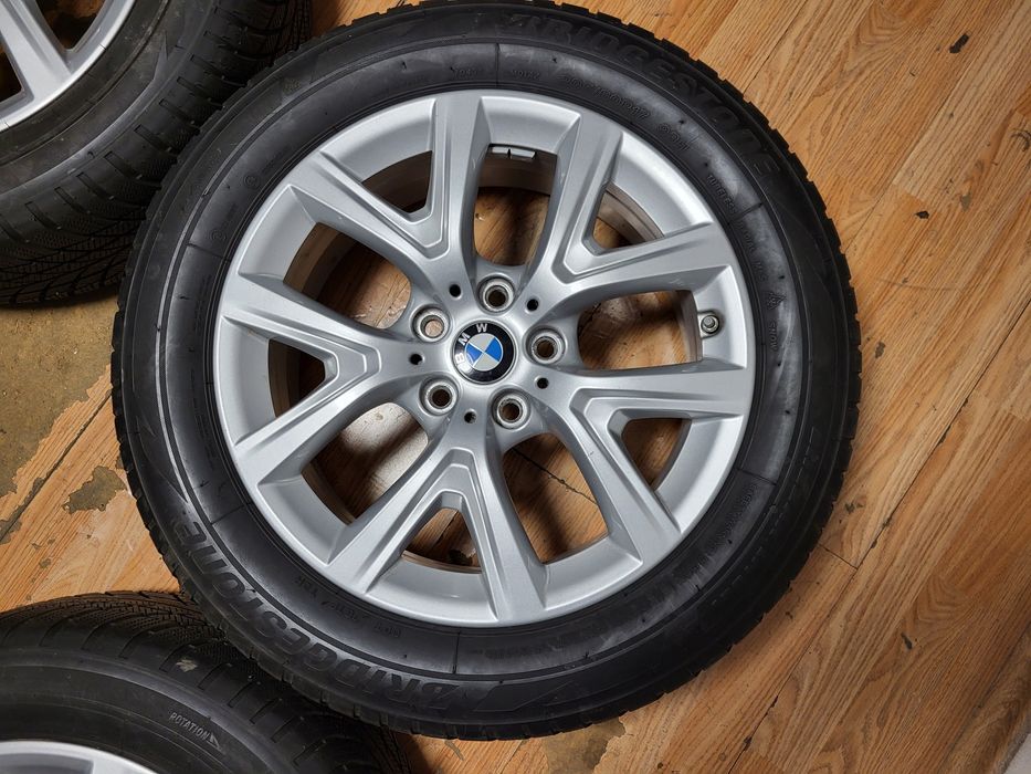 Bmw 17" 5x120 X1 X2 оригинални лети джанти Бмв 205/60/17