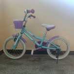 Vand bicicleta copii 4-6 ani, model DHS Venture 16inch,  verde-light