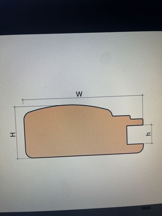Мдф профили 2800мм