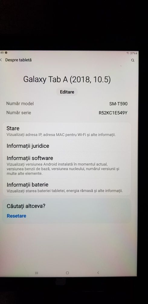 Tableta Samsung Galaxy Tab A8,, 10.5", 3GB RAM, 32GB, Wi