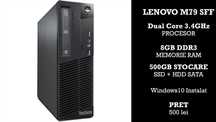 Calculator Lenovo M79 SFF Procesor AMD A4 3.4GHz 8GB RAM 500GB Stocare