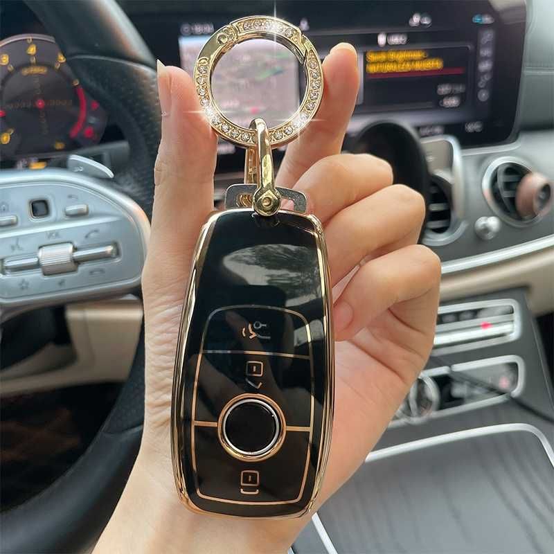 Husa de protectie premium pentru cheie auto Mercedes Benz! 4 culori!