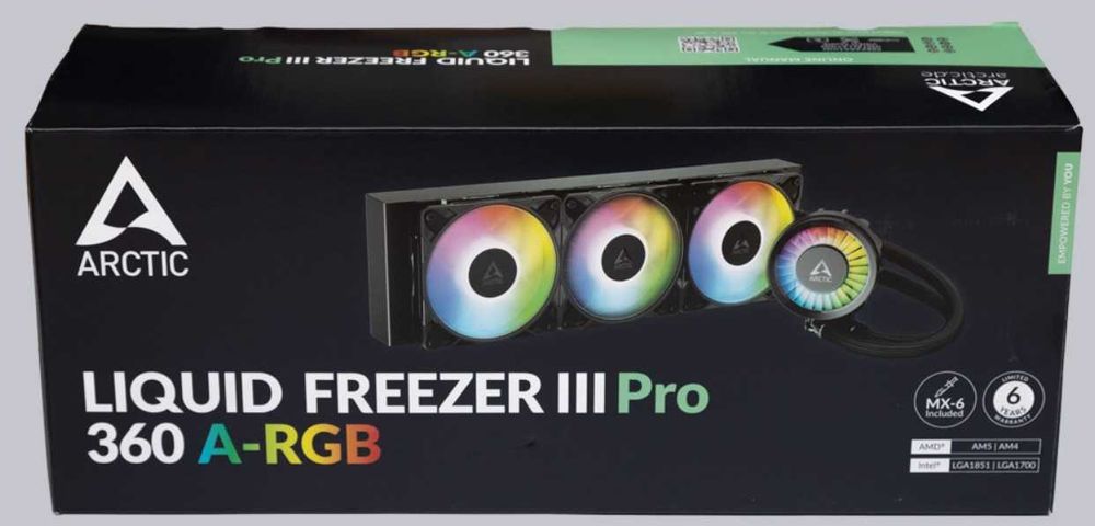 Cooler ARCTIC Liquid Freezer III Pro 360 A-RGB negru