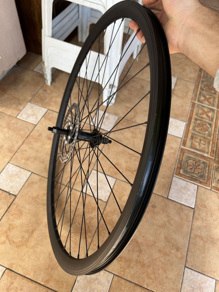 Roata nouă bicicleta 28’ aluminiu, dubla, disc