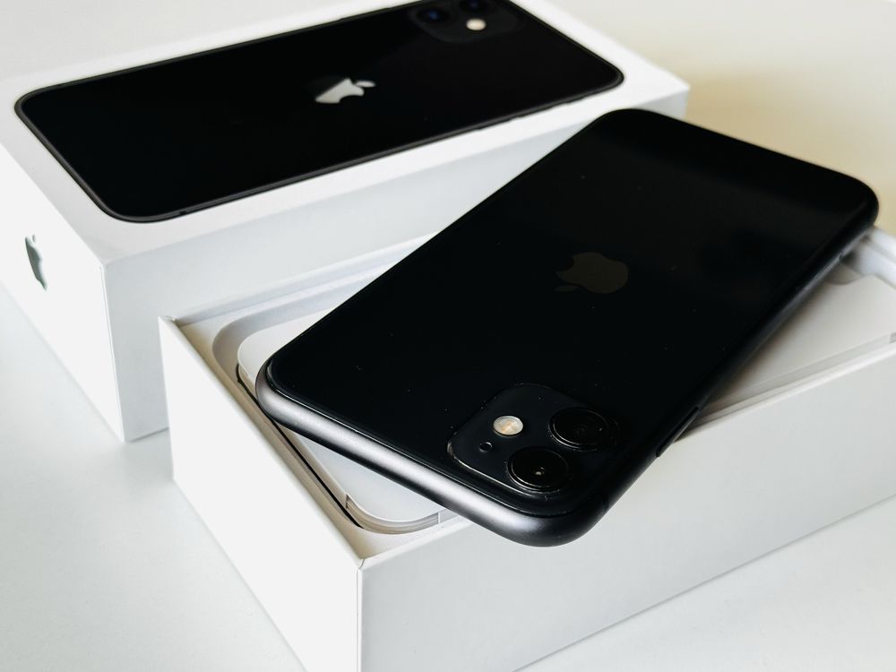 Iphone 11 128GB Black Като нов! 100% батерия! Гаранция