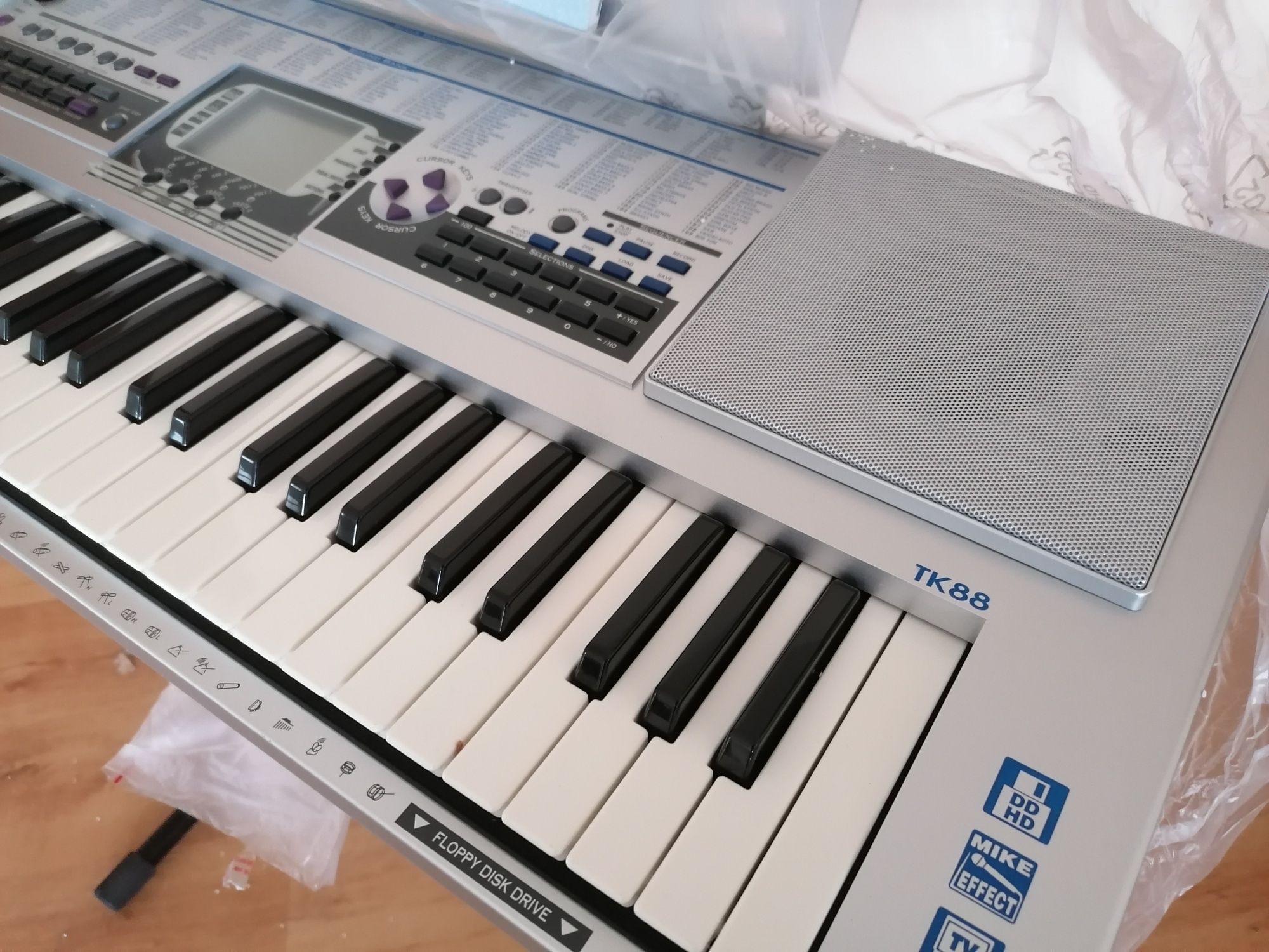 Farfisa TK-88 HDD2 Floppy Disk pian digital orga electronică