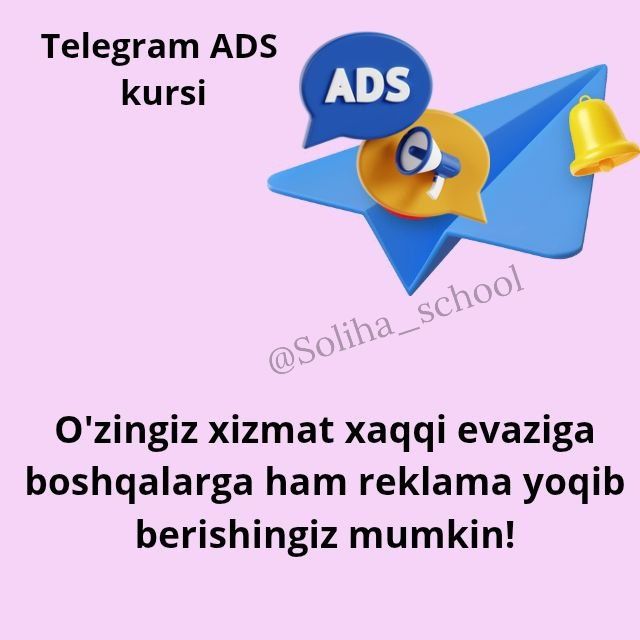 Telegram ADS' kursi