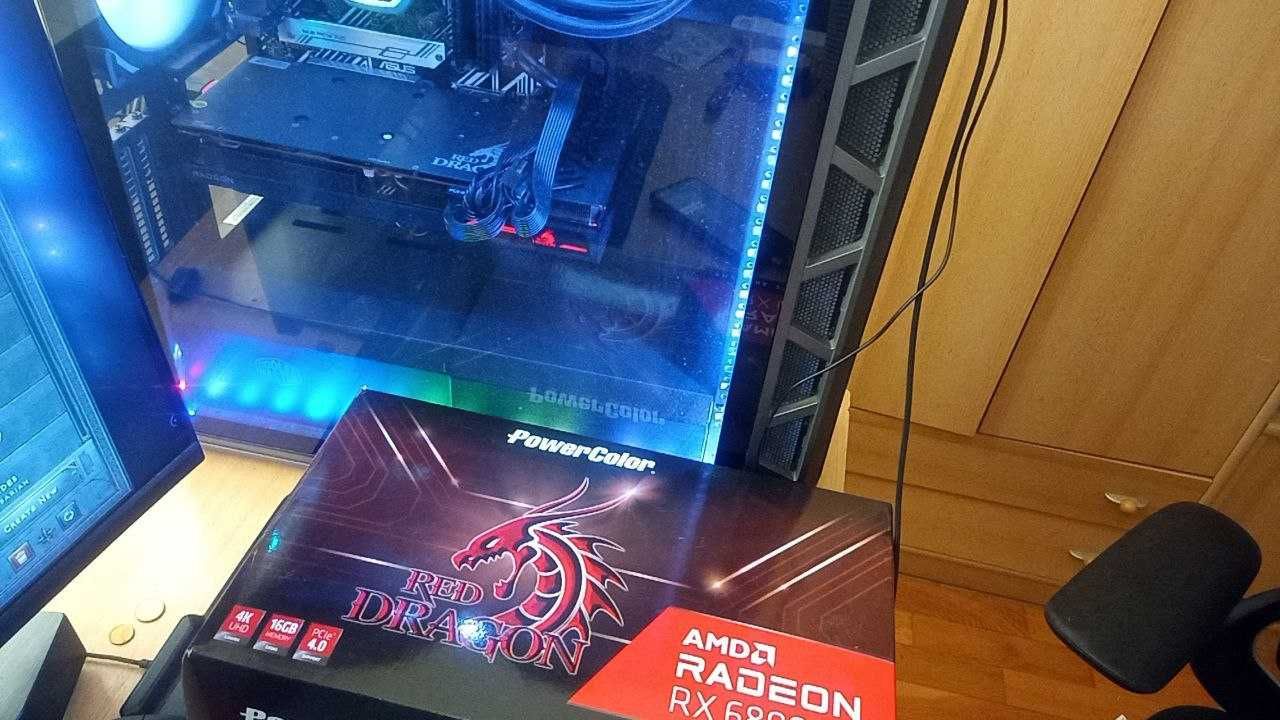 Видео карта RX6800XT  16 GB PowerColor Red Dragon