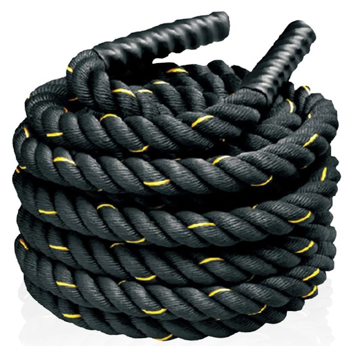 Бойно Въже за Кросфит Тренировка Ф5 см, 12 м, Battle Rope