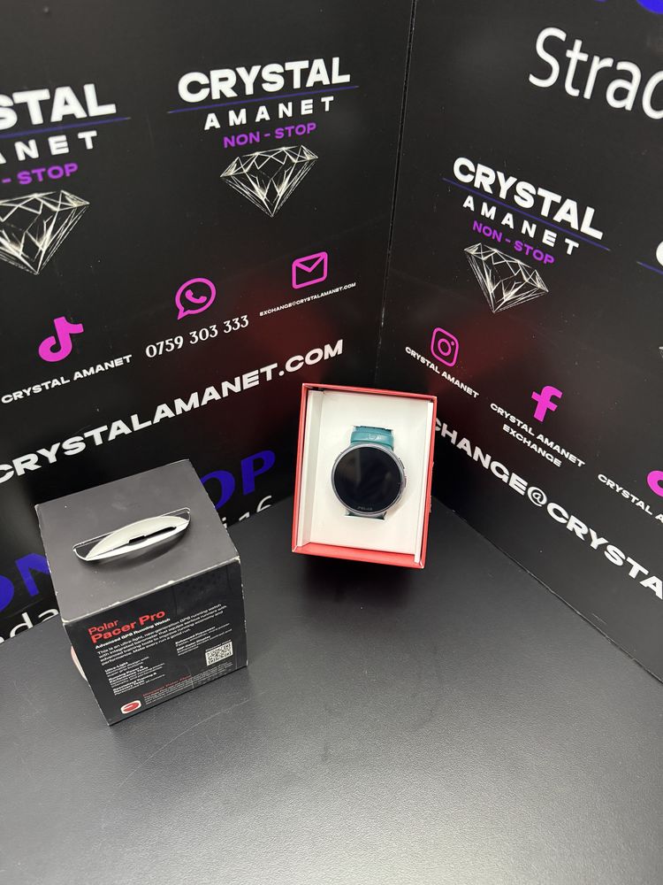 Polar Pacer Pro 45mm Smartwatch cu Pulsometru (Carbon Gray)