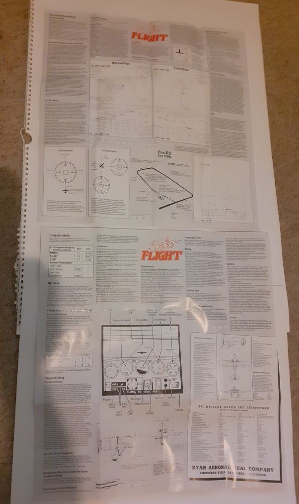 Solo Flight 2nd Edition Commodore C64 Vintage