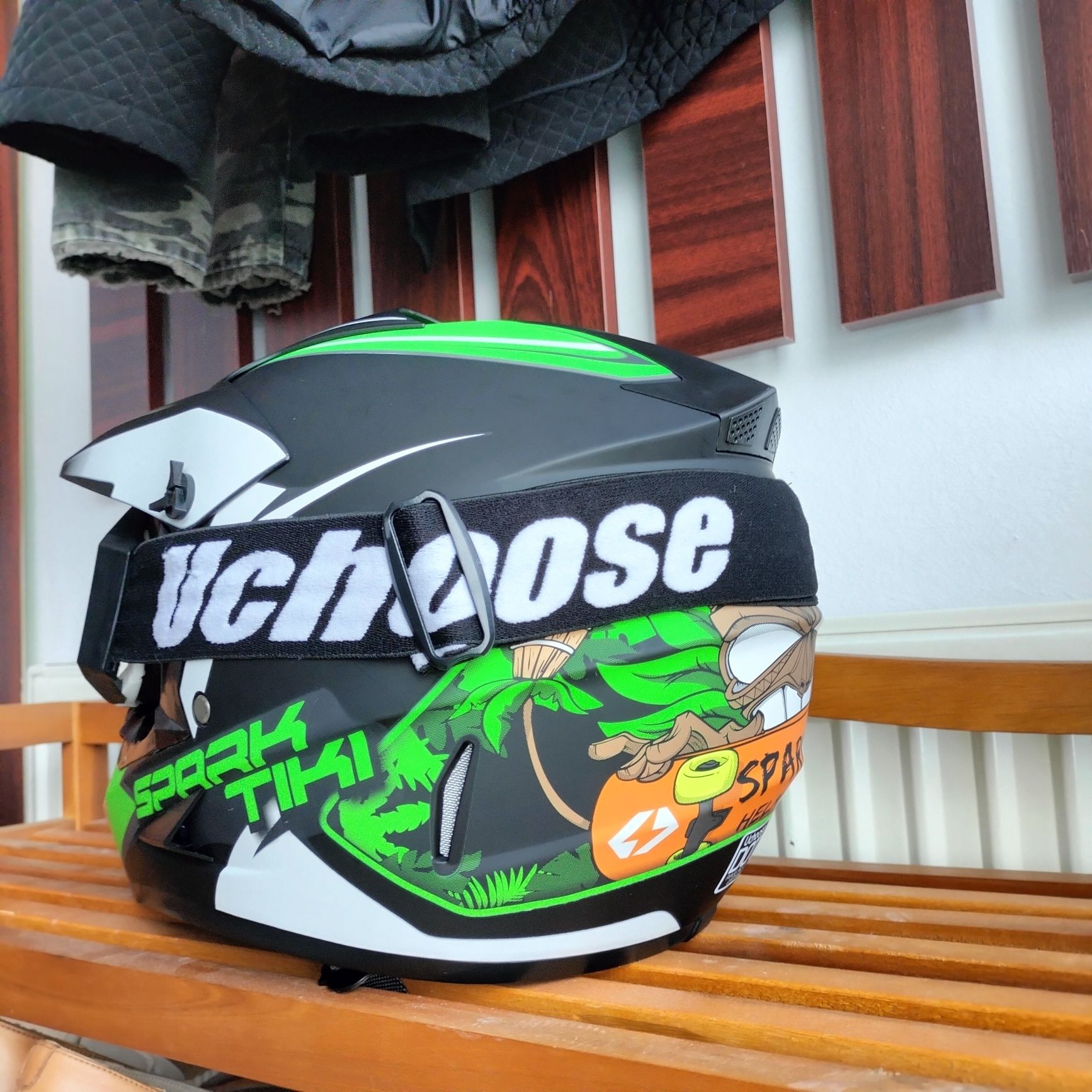 Casca moto offroad enduro motocross