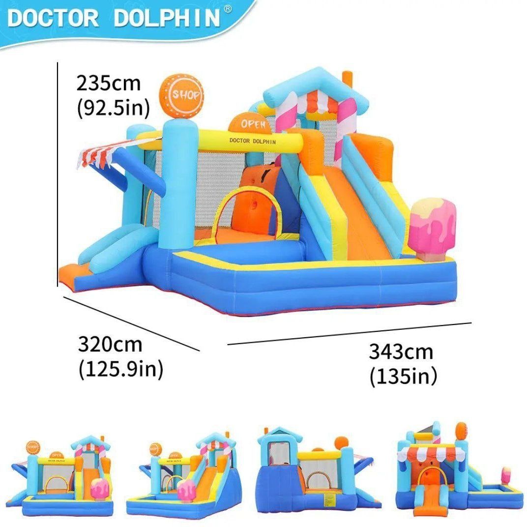 Детский батут( Doctors Dolphin  410×370×250 . Бесплатная доставка