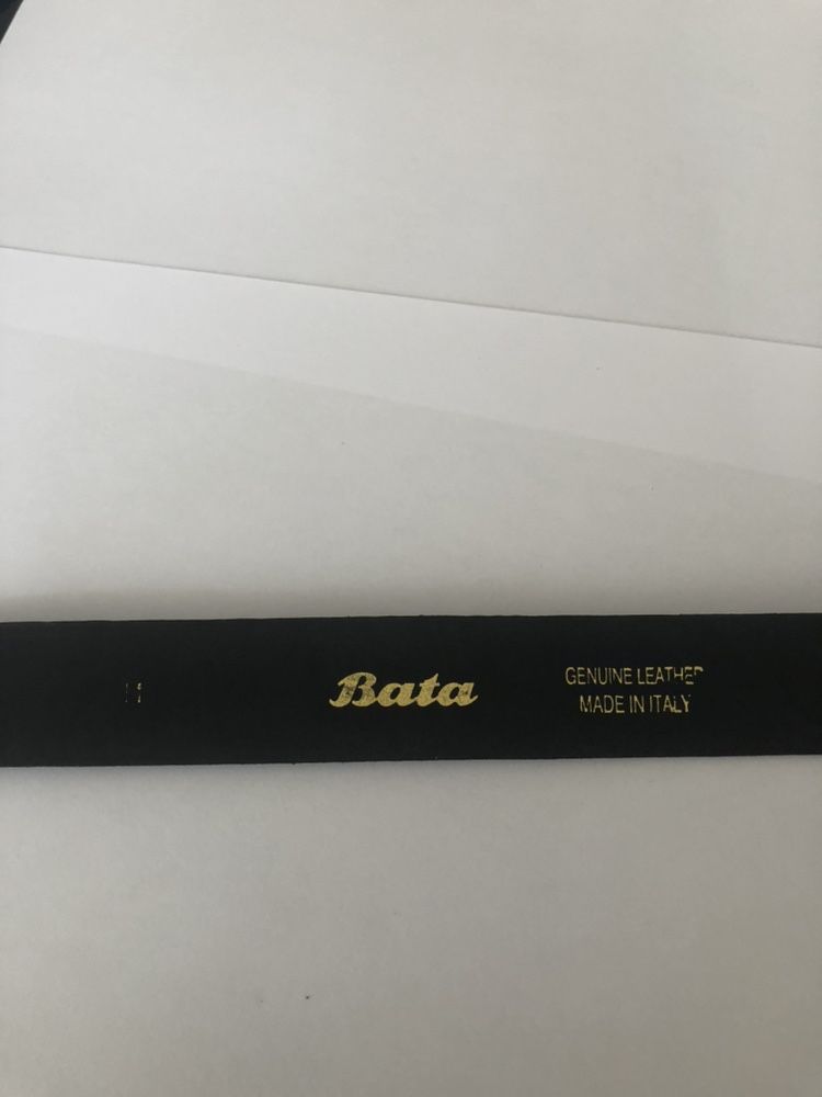 Дамски колани естествен велур и кожа Bata